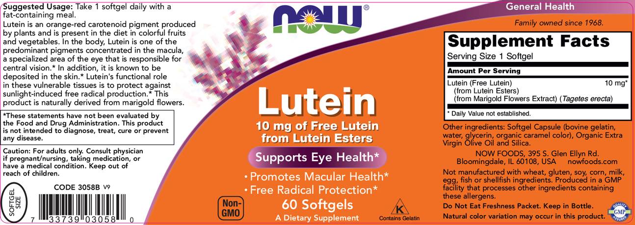 Lutein 10 mg esteri - 60 softgels