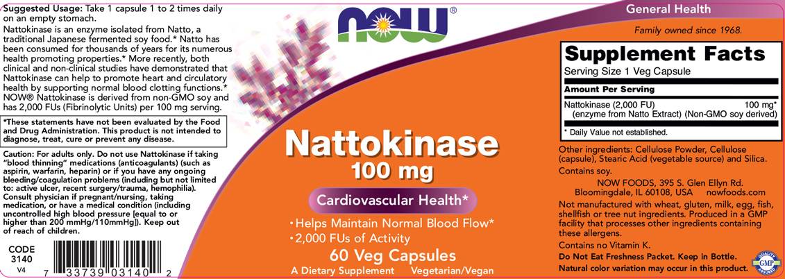 Nattokinaza 100 mg - 60 capsule