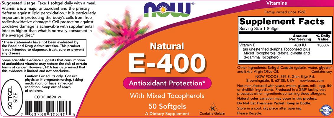 Vitamina E-400 UI MT - 100 capsule de gel