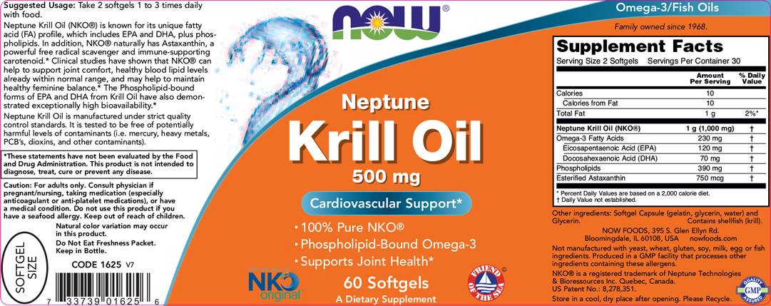 Neptune Krill Oil 500 mg - 120 capsule de gel