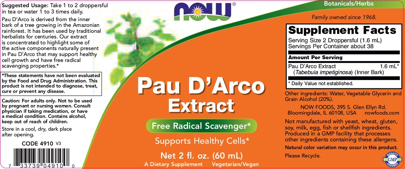 Pau d'Arco Extract Lichid - 60 ml