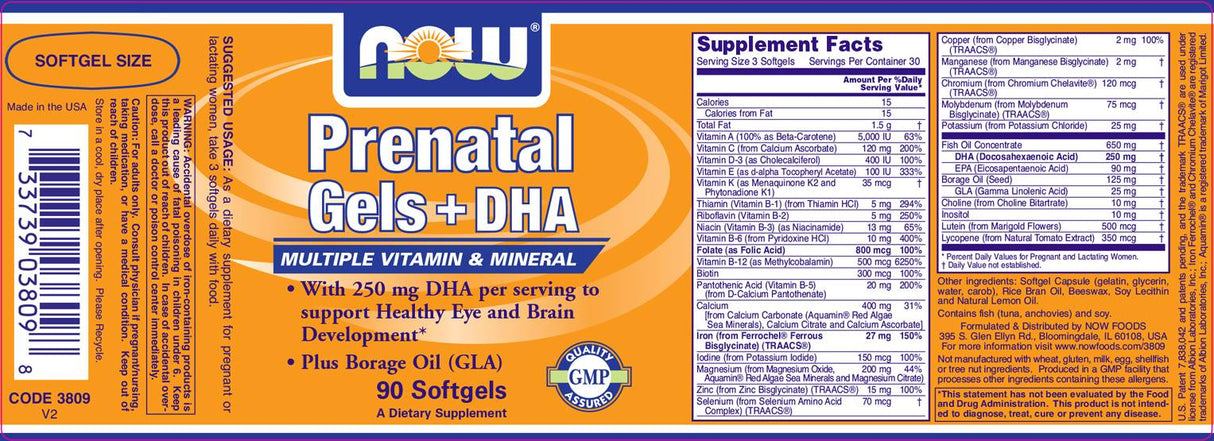 Prenatal + DHA - 90 capsule moi