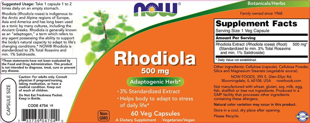 Rhodiola 500 mg - 60 capsule