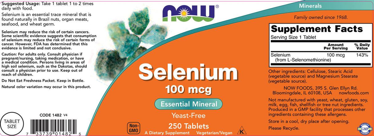 Seleniu 100 mcg - 250 comprimate