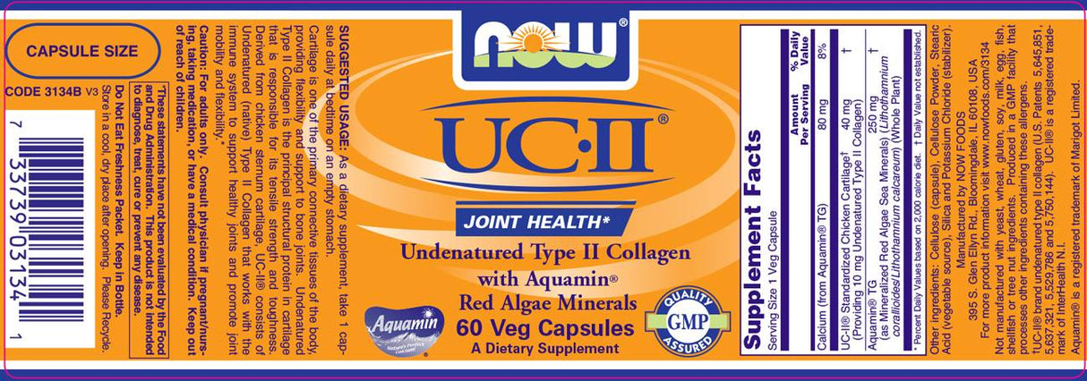 Colagen UC II / Tip 2 40 mg - 120 capsule