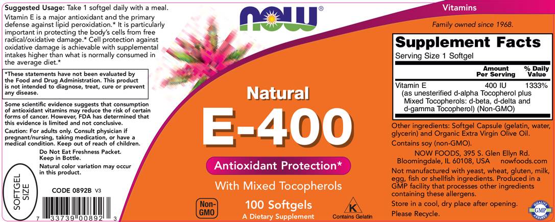 Vitamina E-400 UI MT - 100 capsule de gel