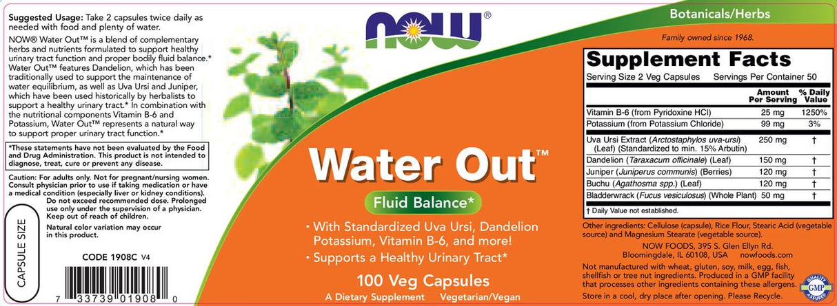 Water Out - 100 capsule