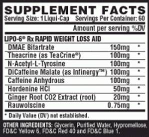 Lipo 6 Rx - 60 capsule de gel