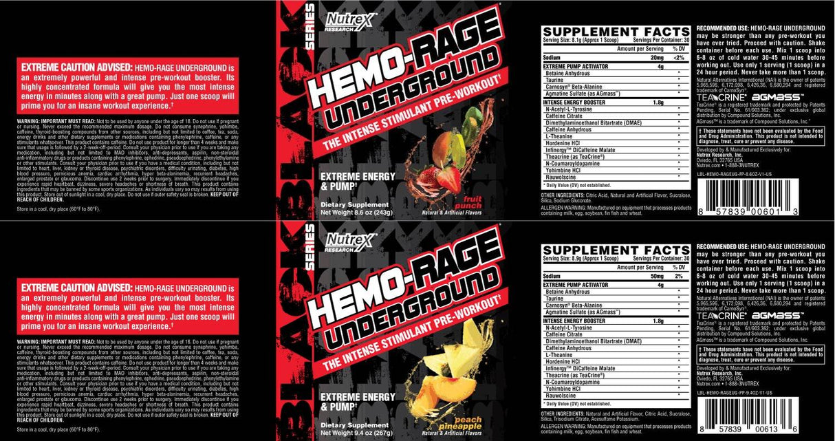 Hemo Rage Underground - 243 de grame