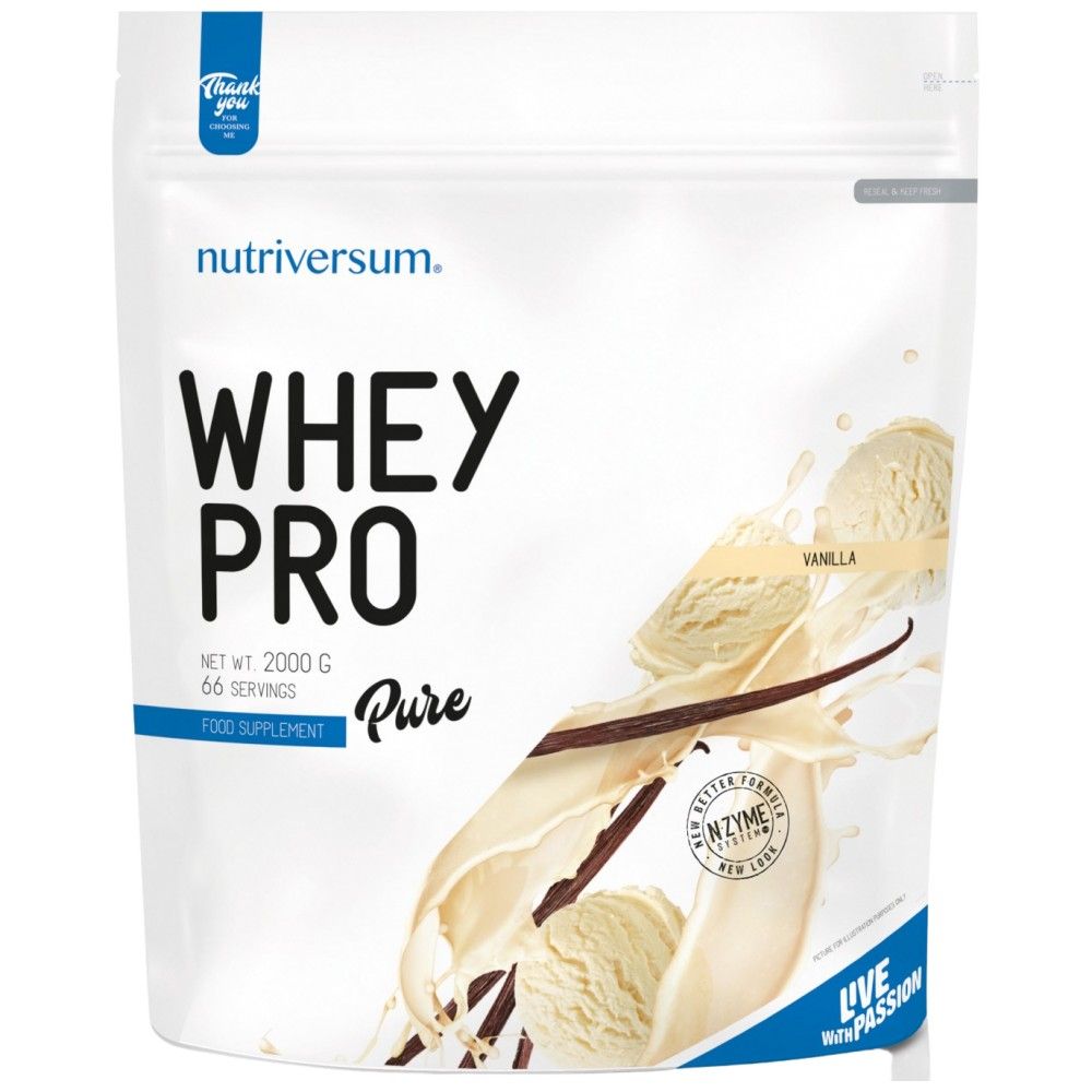 Whey Pro Pure | cu N-Zyme System - 2000 de grame