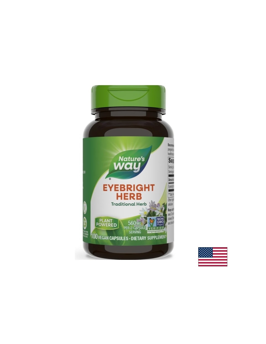 Eyebright Herb 430 mg - 100 capsule