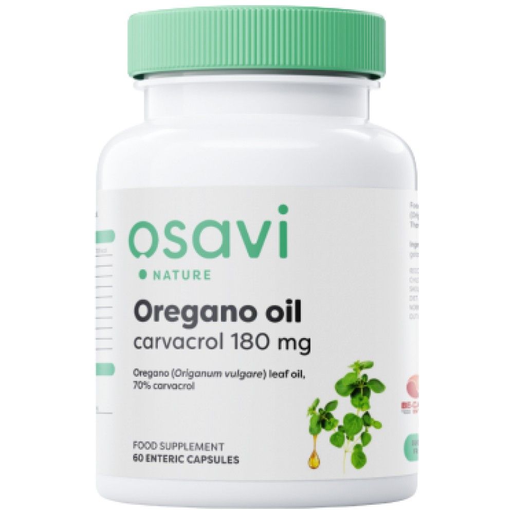 Ulei de oregano 257 mg | 70% Carvacrol - 60 capsule