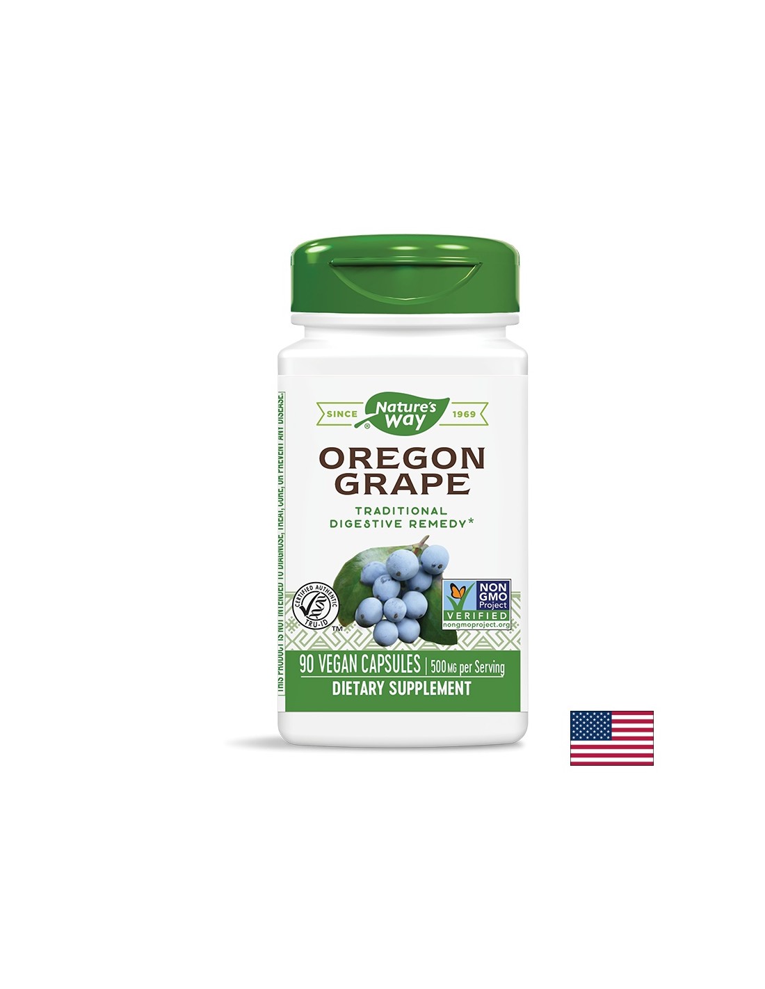Oregon Grape Root 500 mg - 90 capsule