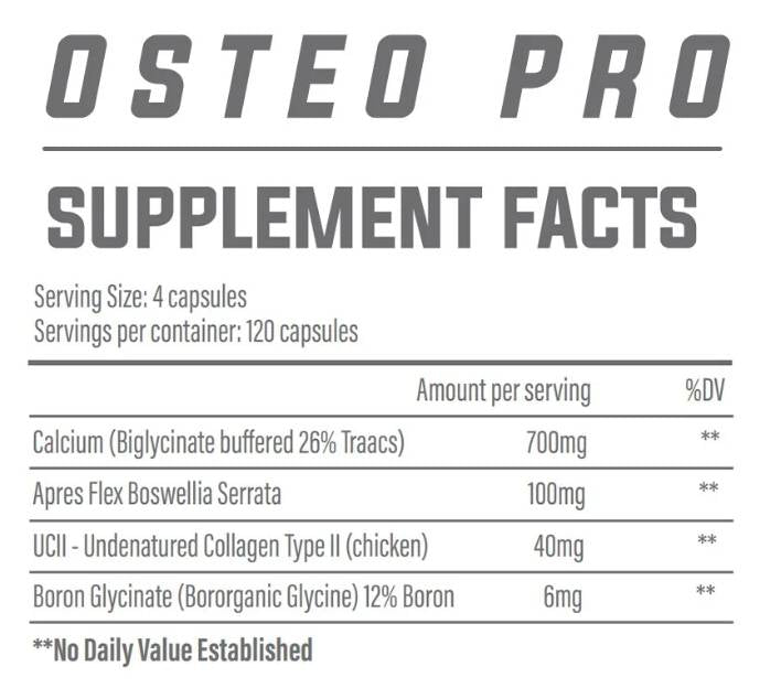 Osteo Pro | cu colagen de tip 2 - 120 capsule