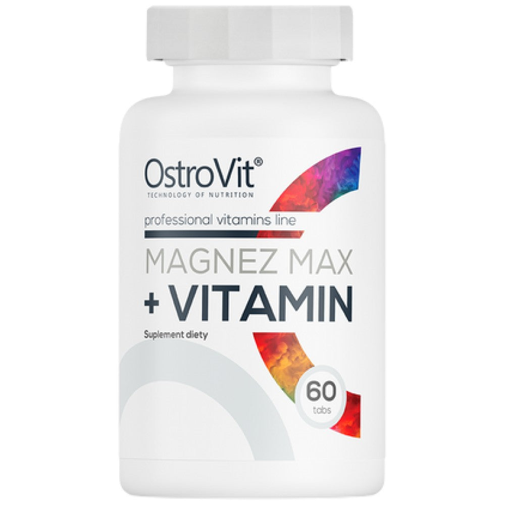 Magnez MAX + Vitamina 60 Tablete
