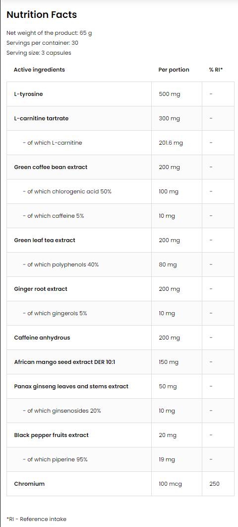Fat Burner / Extreme 90 capsule