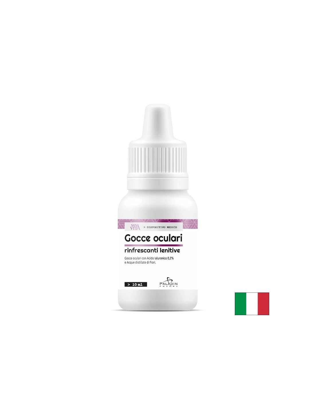 Picături hidratante pentru ochi cu acid hialuronic (la utilizarea lentilelor de contact), 10 ml