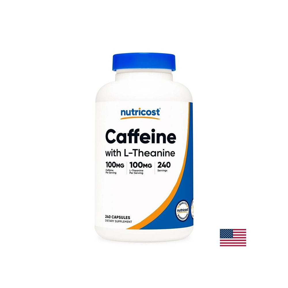 Memorie și Concentrare - Cafeină + Teanină, 240 capsule