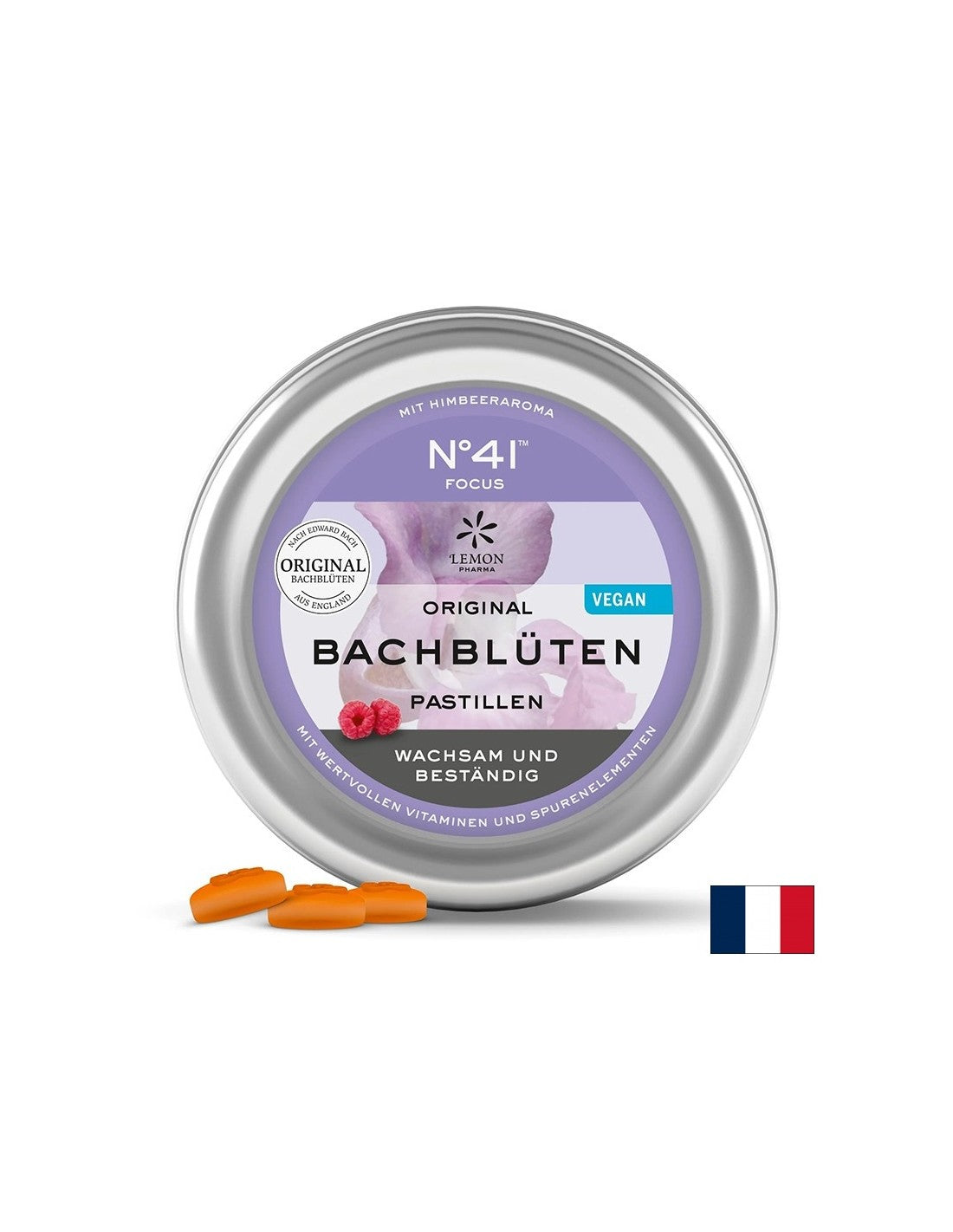 Pastile Dr. Bach - N°41 Focus, 50 g (~ 40 bucati) Lemon Pharma
