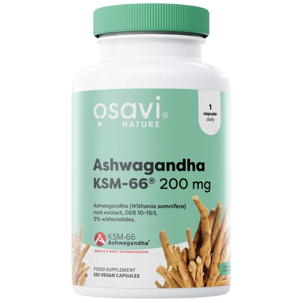 Ashwagandha KSM-66® 200 mg - 120 capsule