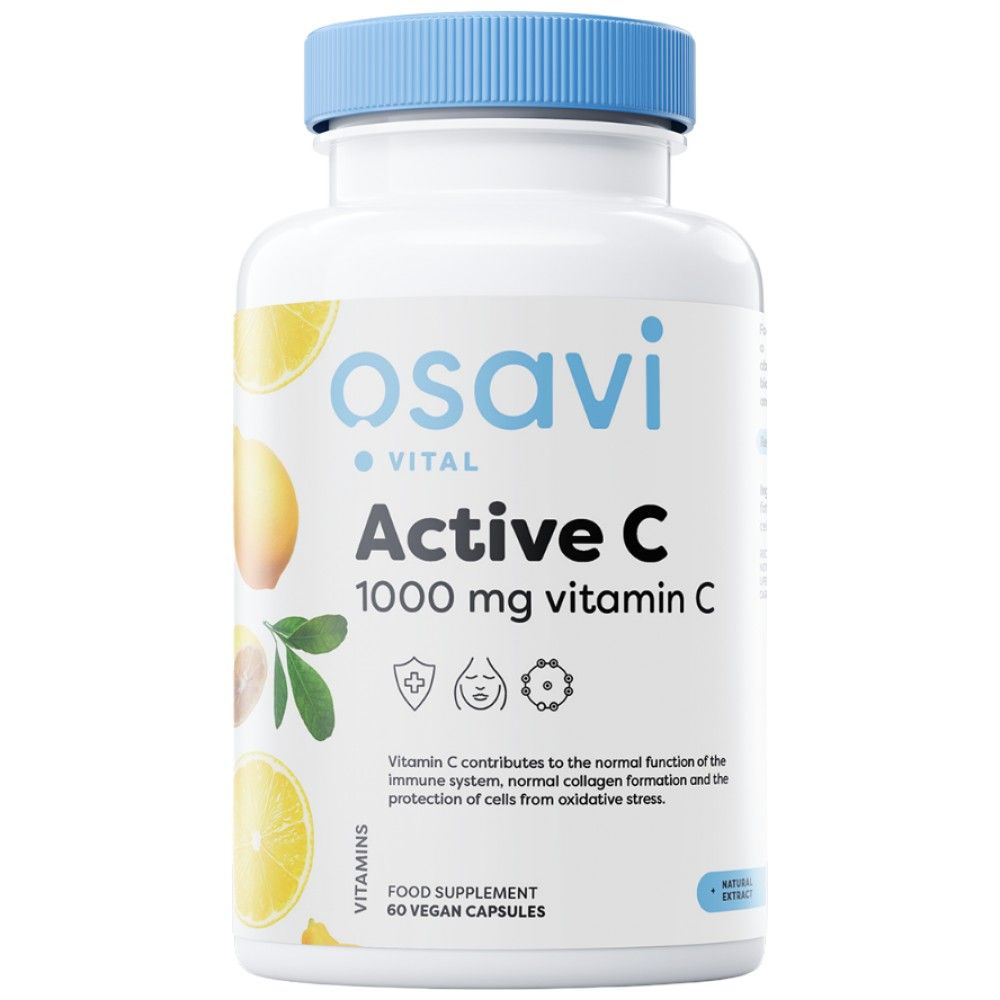 C activ 1000 mg | PureWay-C® cu bioflavonoide citrice și Acerola - 60 capsule