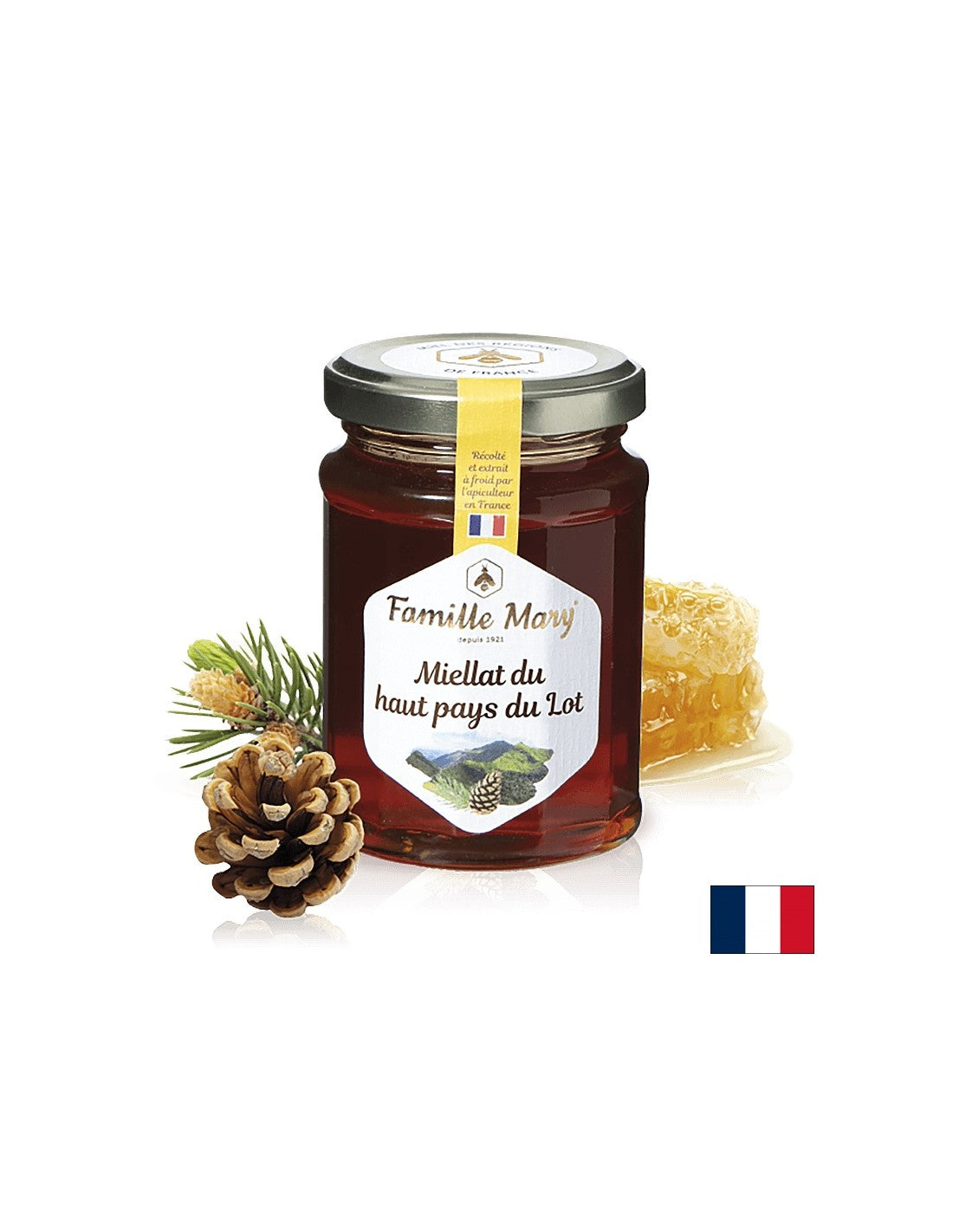 Miere de albine Roua de miere, din Lot (Franta), 230 g