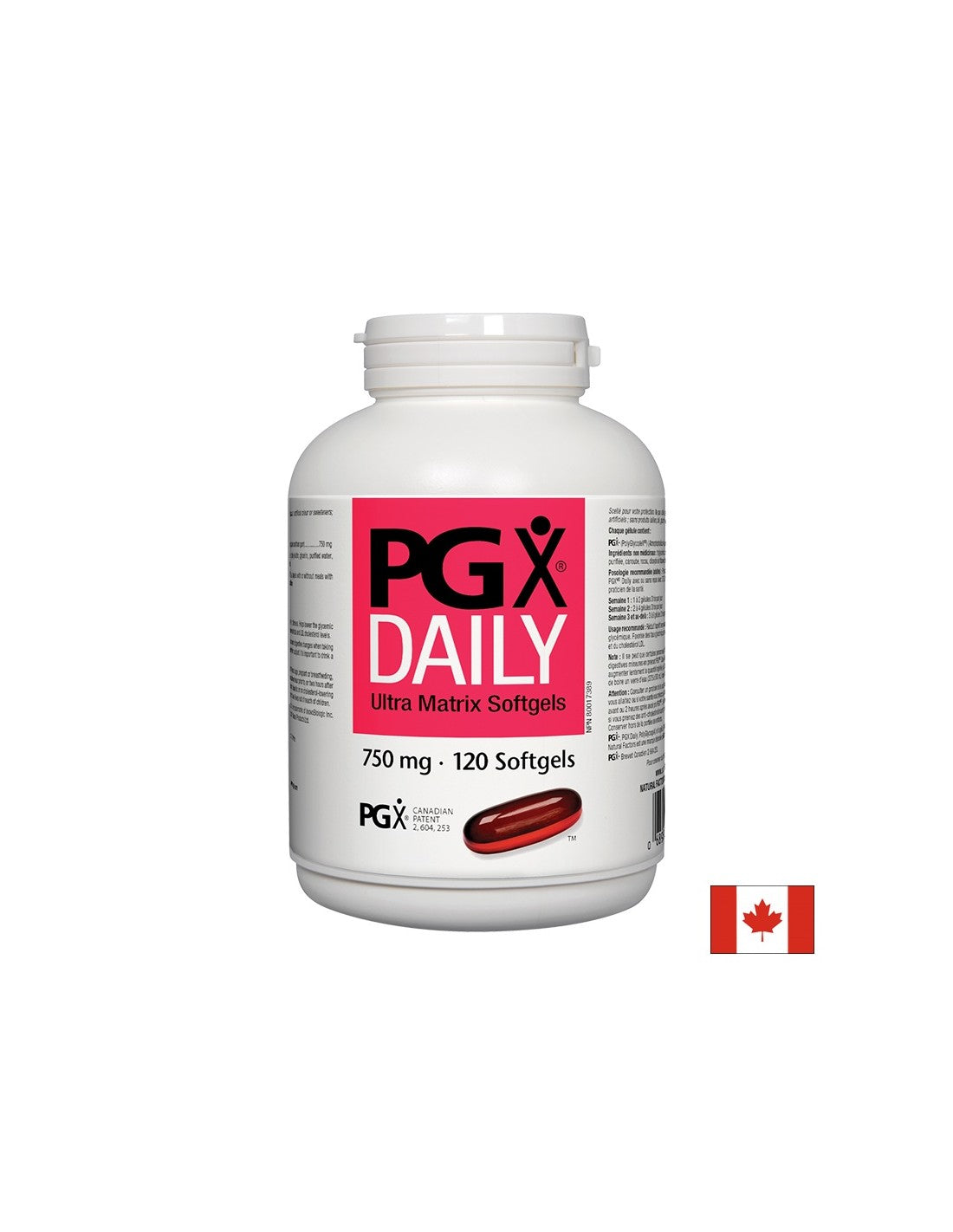 PGX® Daily Ultra Matrix / Pentru pierderea în greutate / 750 mg x 120 capsule moale Natural Factors