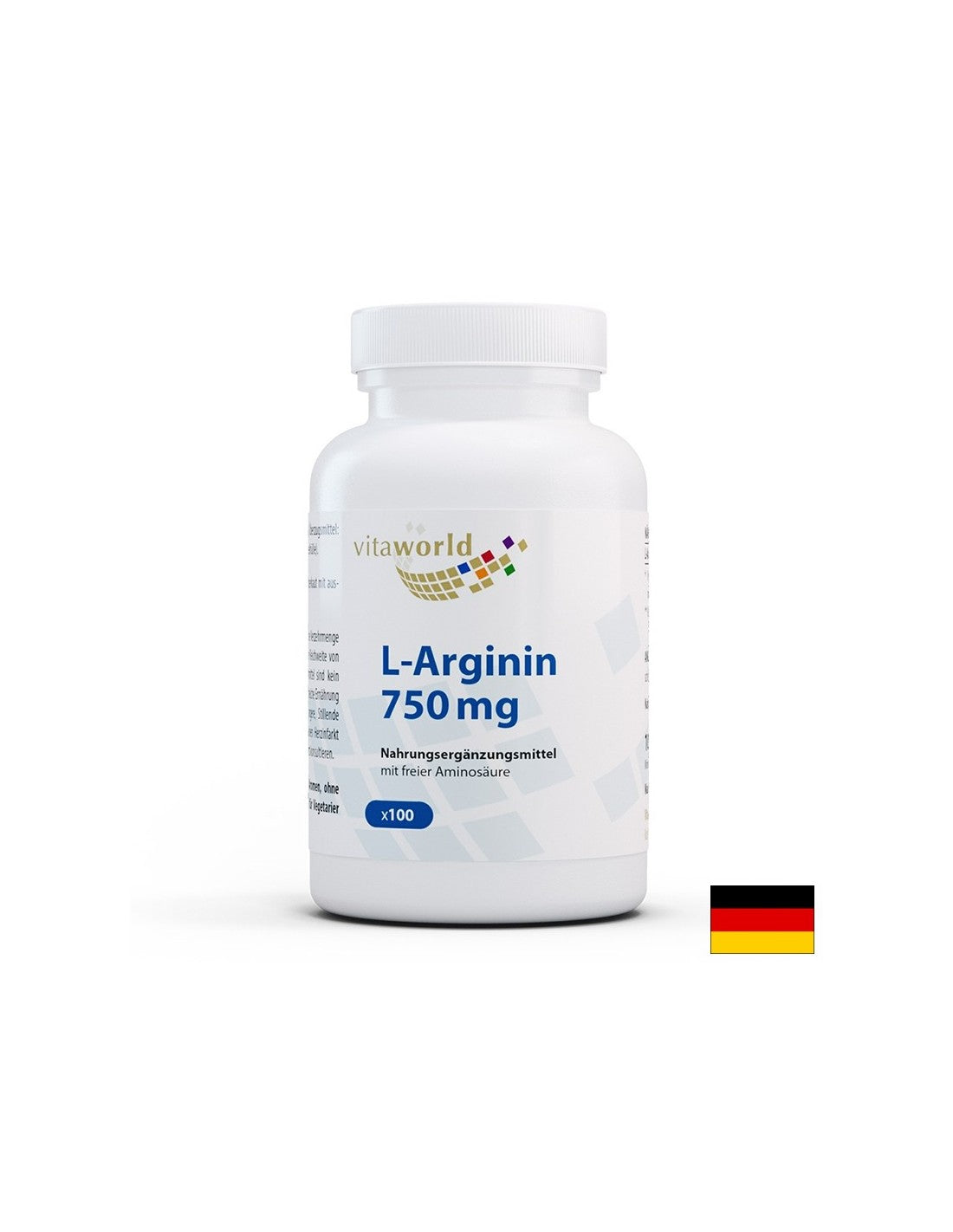 Susține mușchii - L-Arginina, 750 mg x 100 capsule