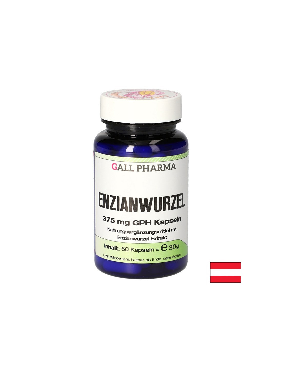 Îmbunătățește digestia - Gențiană (extract de rădăcină), 60 capsule