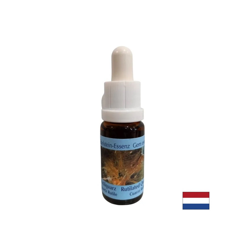 Susține transformarea pozitivă și echilibrul - Essence Rutilated Quartz No. 13, picături 15 ml