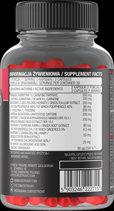 Fat Burner pentru femei 60 capsule