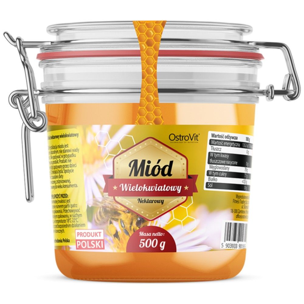 Miere naturală multifloră / Натурален многоцветен пчелен мед - 500 грама