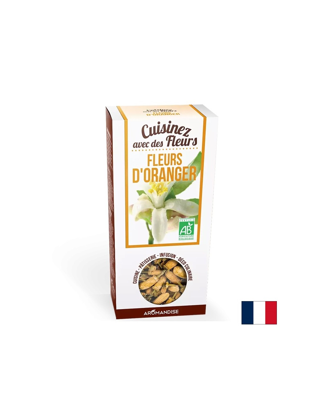 Floare de portocal – pentru decorarea mâncării și a cocktailurilor, 30 g