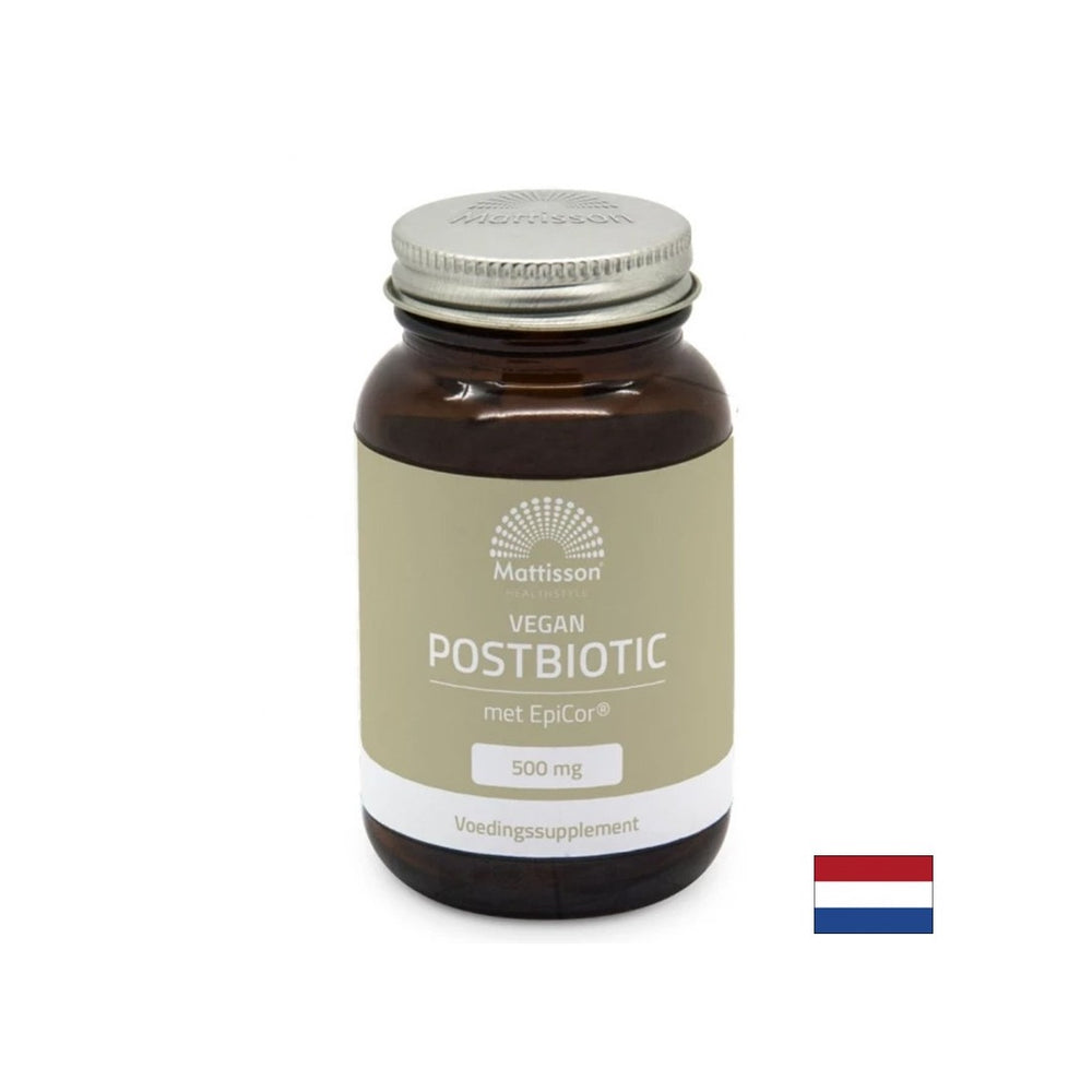 Postbiotic (vegan) - Confort intestinal și susținere a sistemului imunitar, 500 mg x 60 capsule