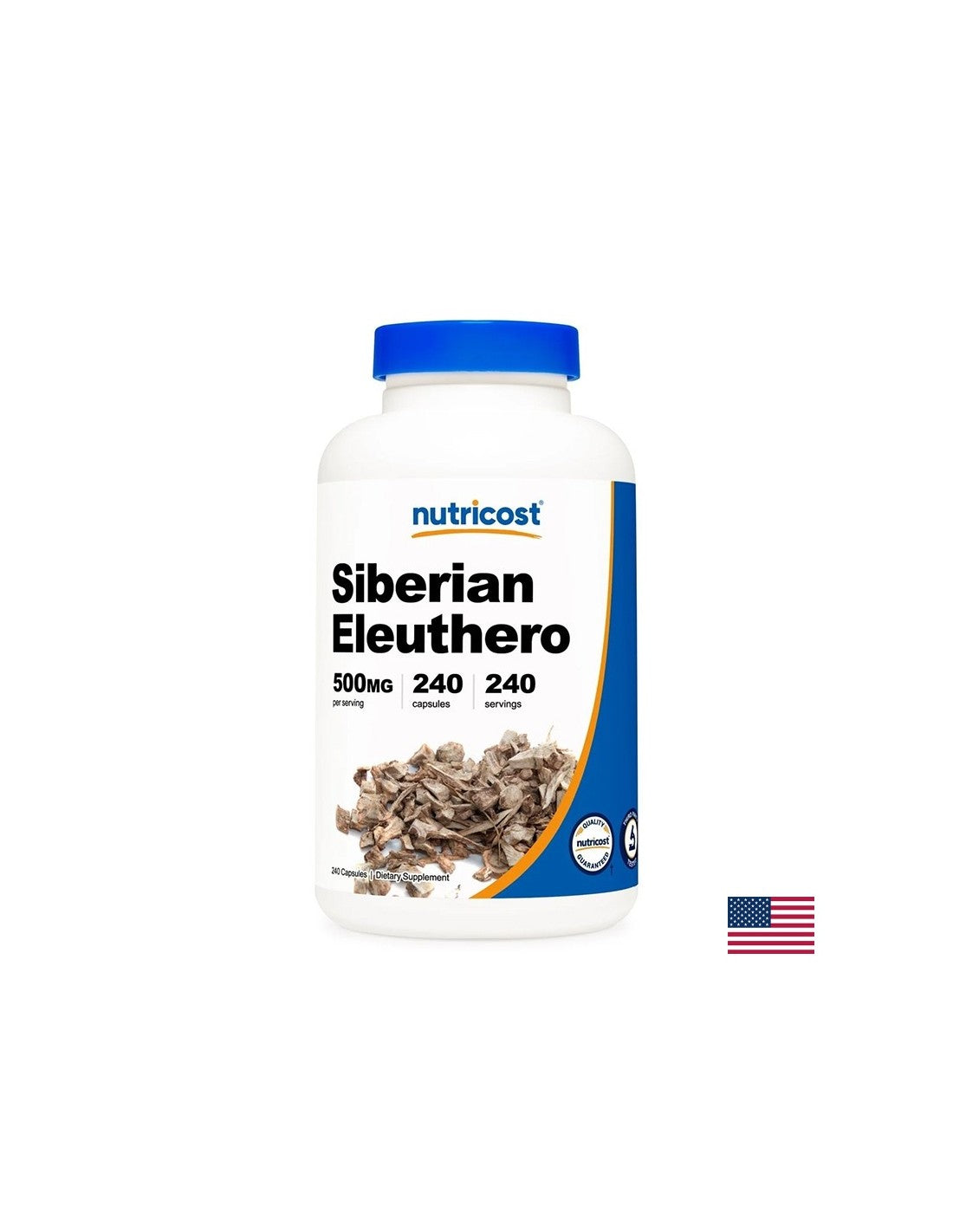 Crește energia și imunitatea - ginseng siberian, 500 mg x 240 capsule