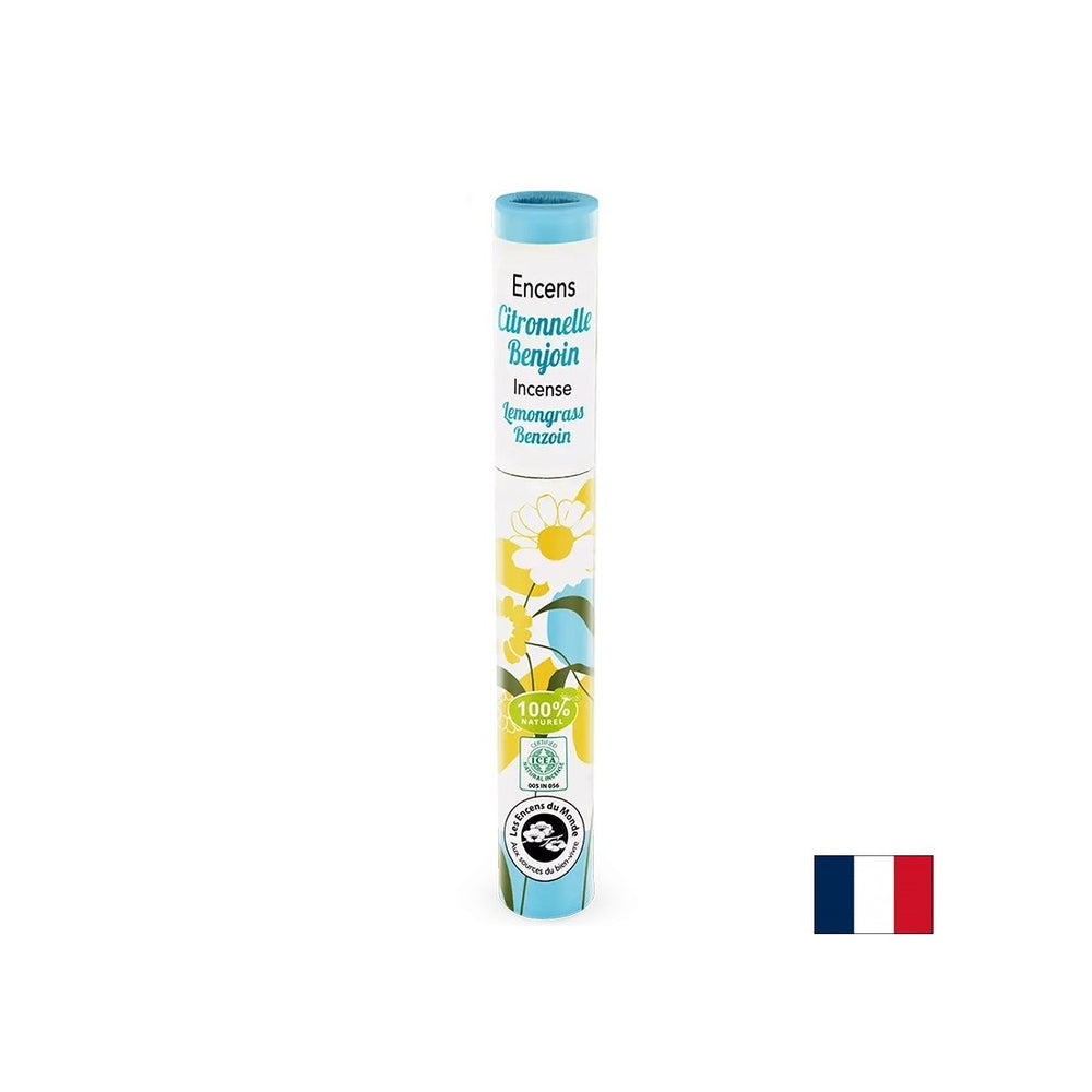 Bețișoare aprinse cu lemongrass și rășină de benzoin, 30 buc.