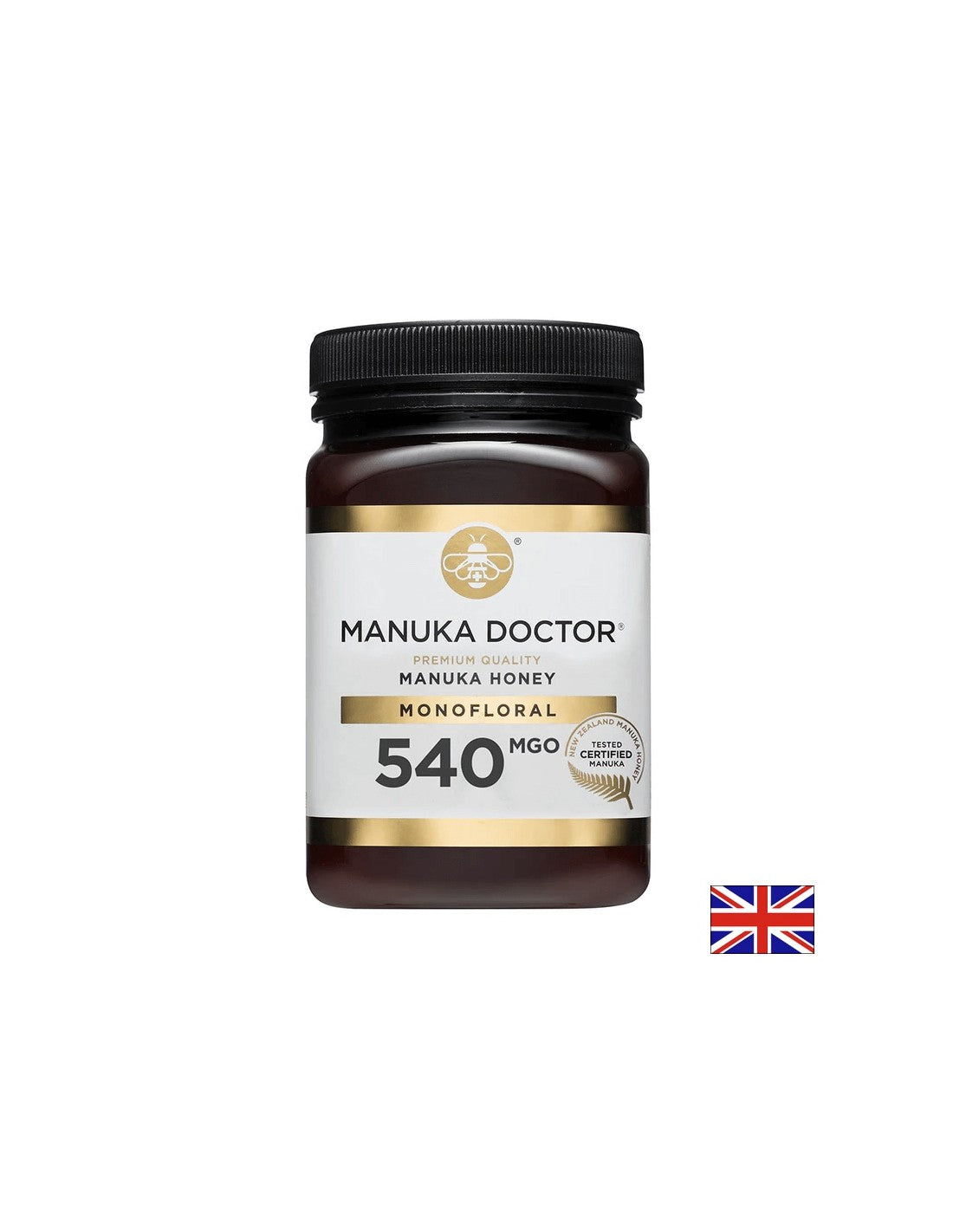 Premium Quality Monofloral 540 MGO - Miere de manuka monoflora, 500 g