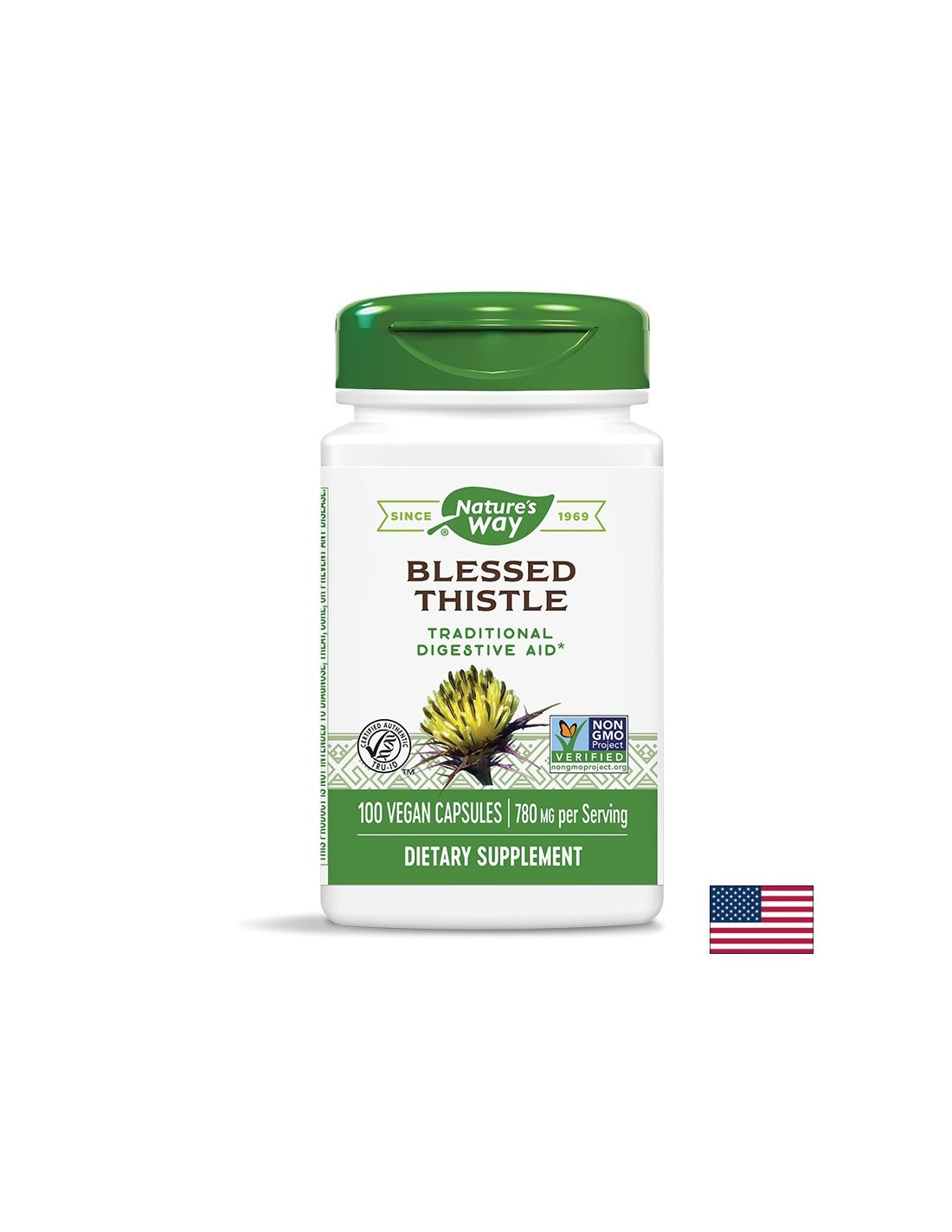 Blessed Thistle 390 mg - 100 capsule