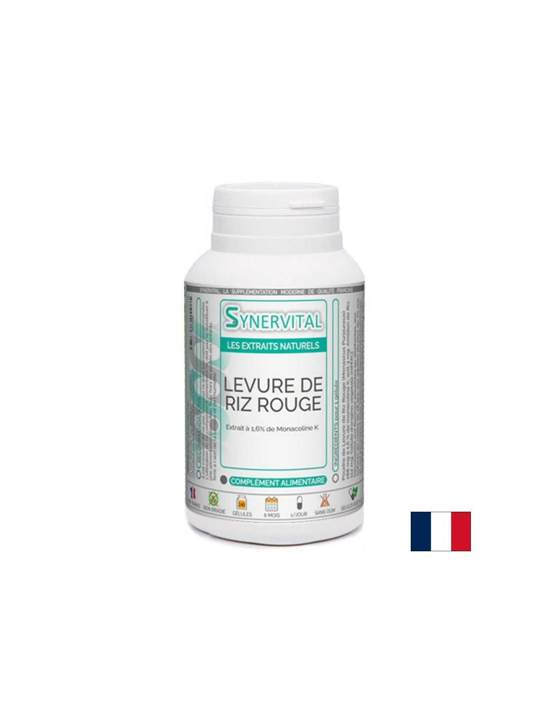 Pentru colesterol ridicat - Orez roșu (din drojdie), 60 capsule