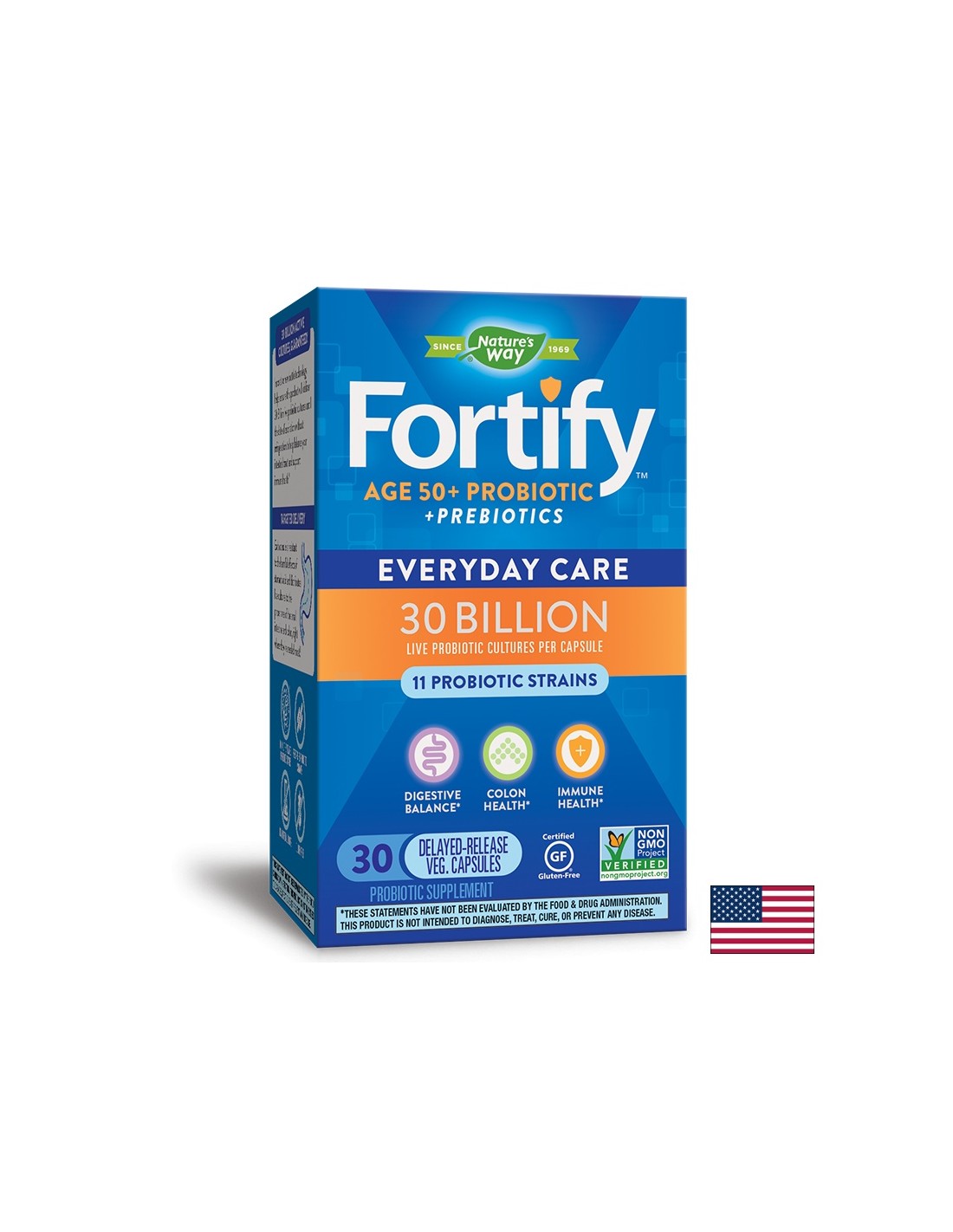 Fortify / Primadophilus Age 50+ Probiotic / 30 miliarde - 30 capsule