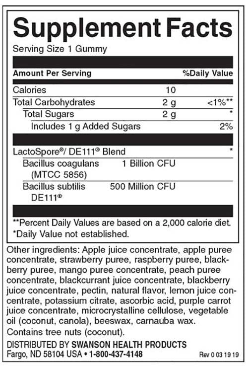 Gumii cu probiotice - Fruity Frenzy 1,5 miliarde CFU 90 gume