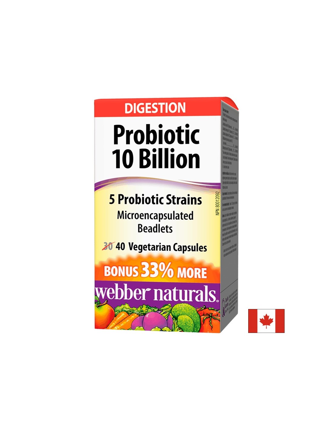 Probiotic 5 tulpini, 10 miliarde probiotice active x 40 capsule