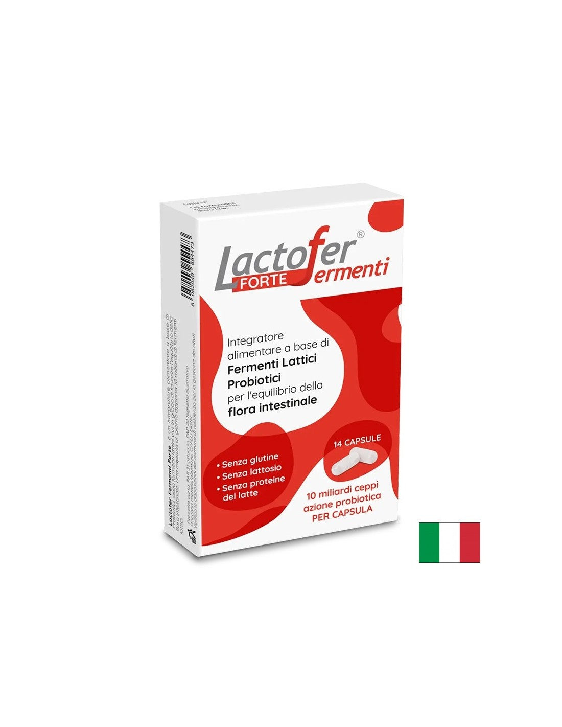 Пробиотик Lactofer® Форте - За чревен комфорт и имунна защита, 14 капсули