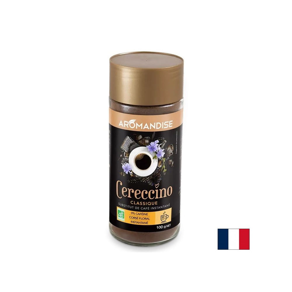 Cafea instant (din cicoare, secară, orz, ghindă), decofeinizată, 100 g