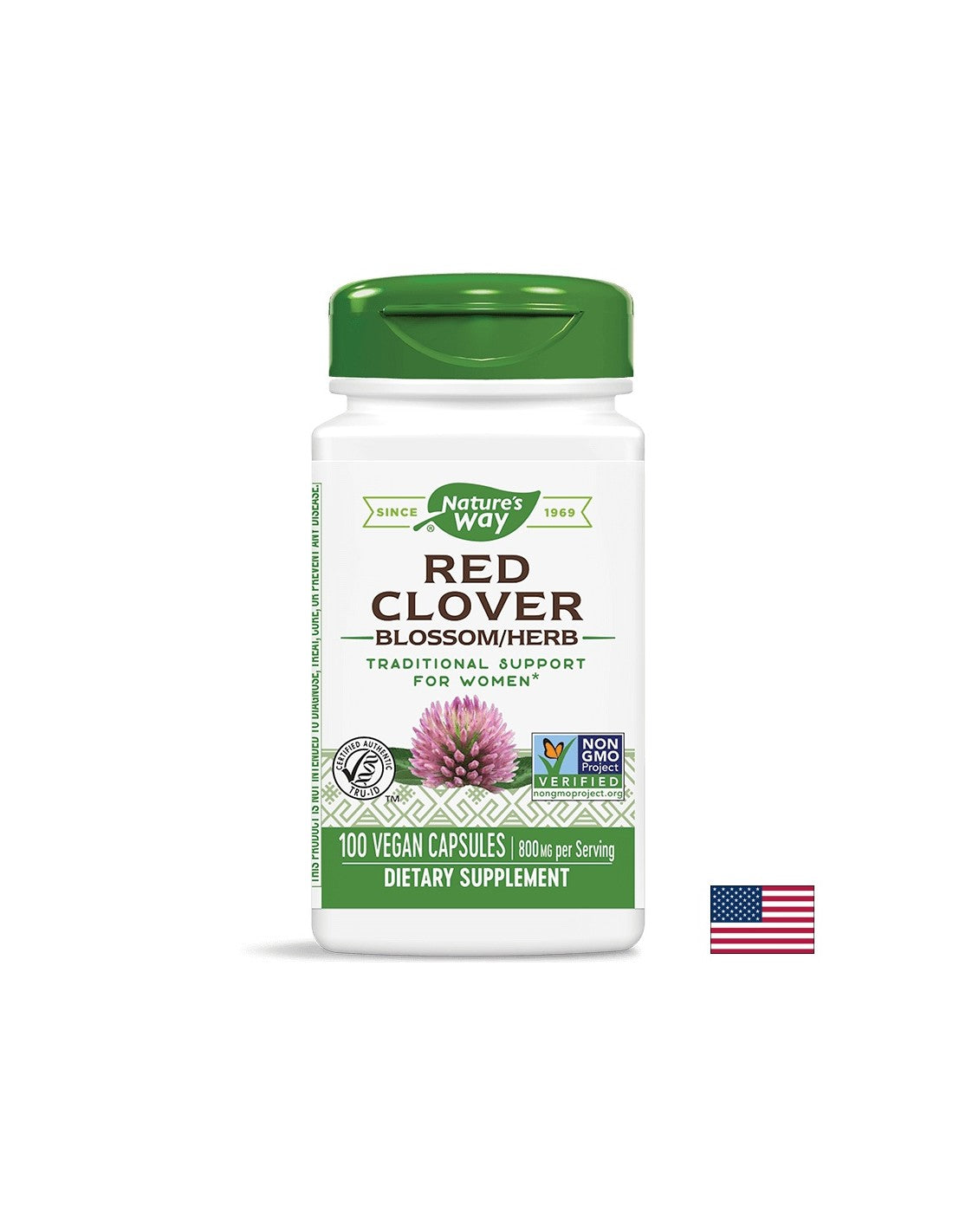 Red Clover Blossoms 400 mg - 100 capsule