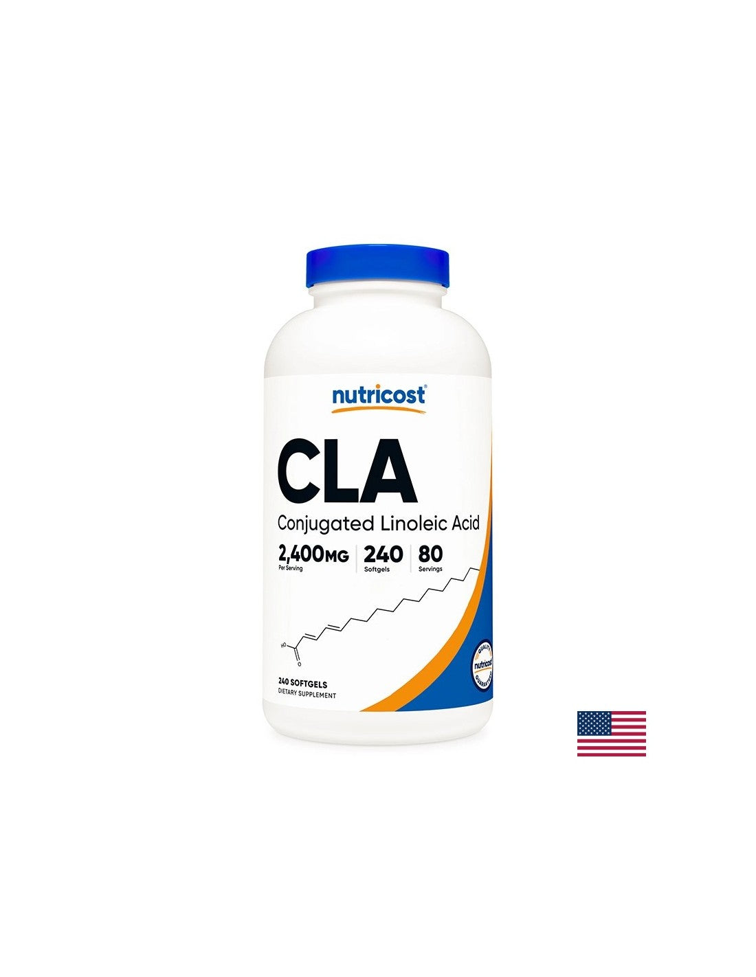 Scădere în greutate - CLA / acid linoleic conjugat, 800 mg x 240 capsule softgel