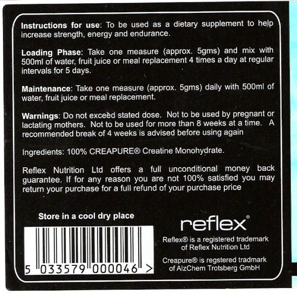 Creapure Creatina Monohidrat - 250 de grame