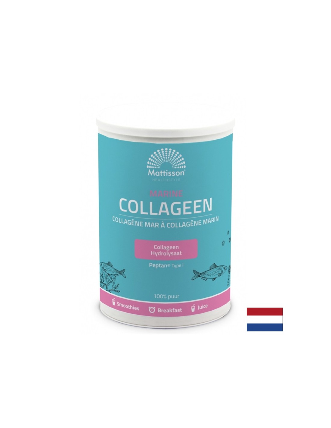 Colagen de pește tip I - Peptan de colagen marin, 300 g pulbere
