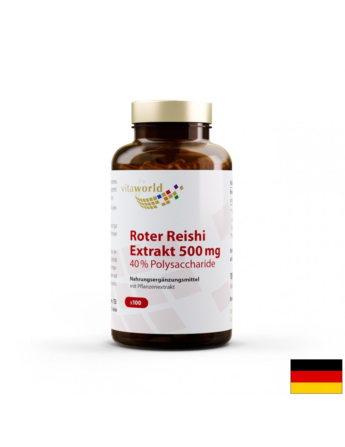 Extract Roter Reishi / Red Reishi 500 mg, 100 capsule