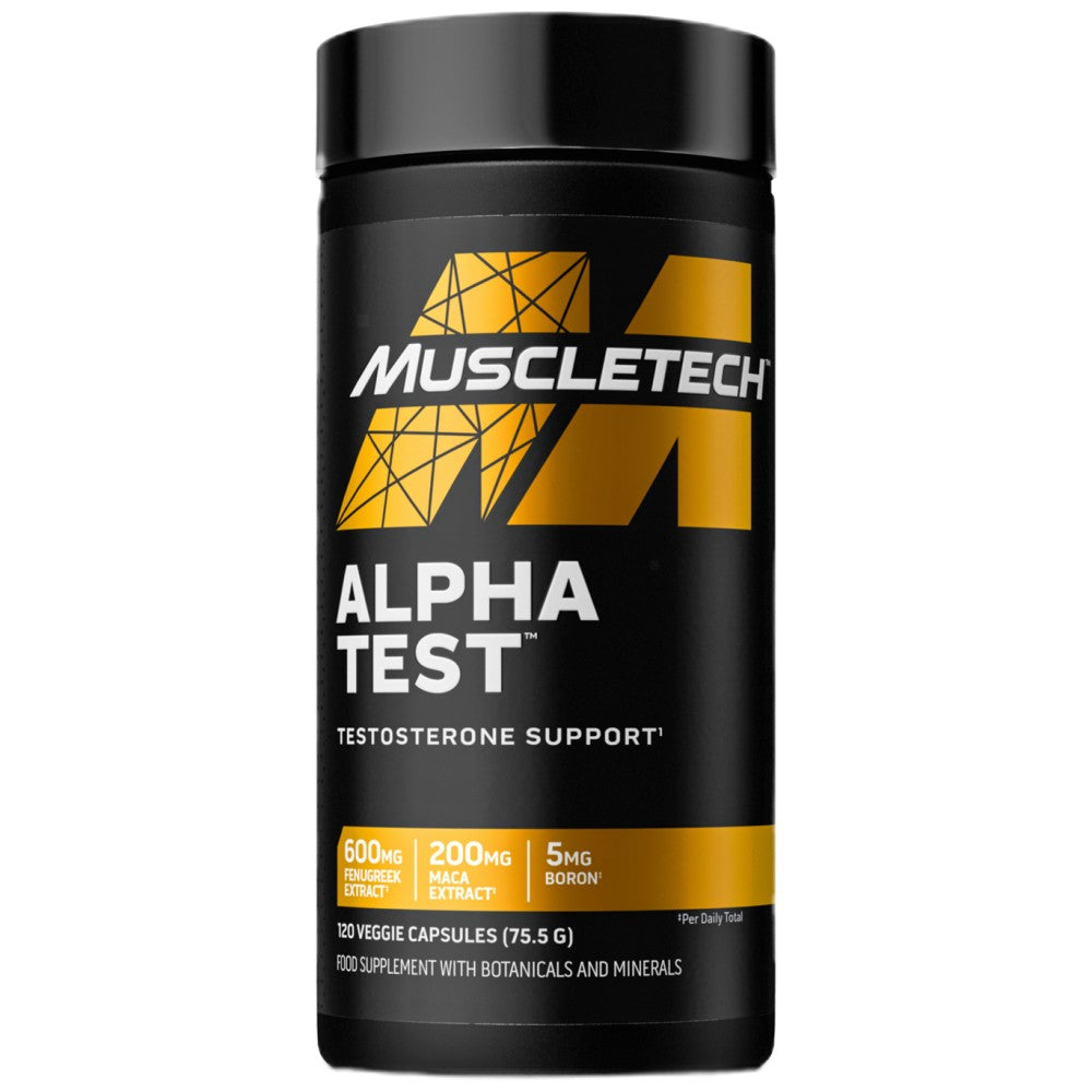 Test alfa | Suport pentru testosteron - 120 capsule